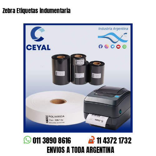 Zebra Etiquetas indumentaria