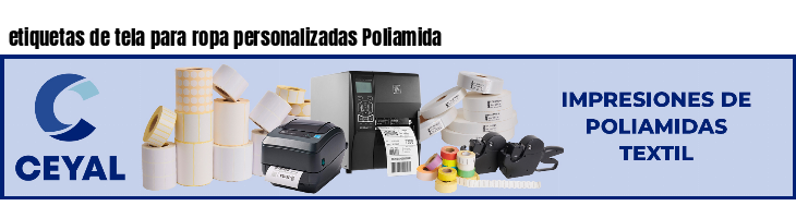 etiquetas de tela para ropa personalizadas Poliamida