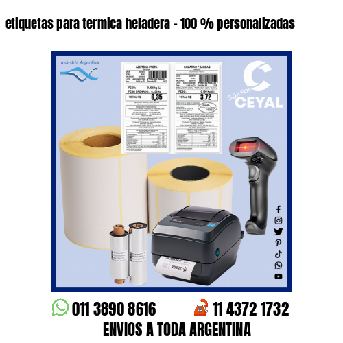 etiquetas para termica heladera – 100 % personalizadas