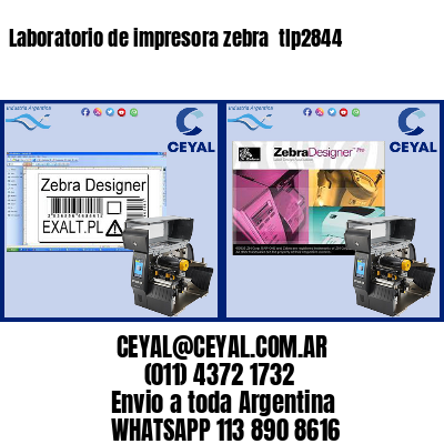 Laboratorio de impresora zebra  tlp2844
