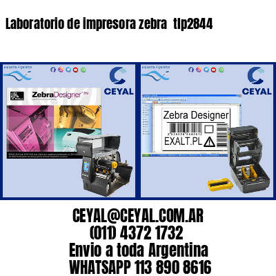 Laboratorio de impresora zebra  tlp2844