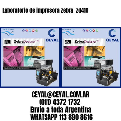Laboratorio de impresora zebra  zd410