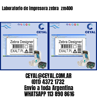 Laboratorio de impresora zebra  zm400