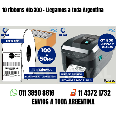10 ribbons 40x300 - Llegamos a toda Argentina