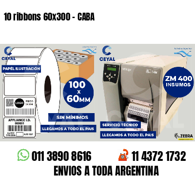 10 ribbons 60x300 - CABA