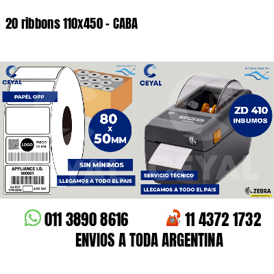 20 ribbons 110x450 - CABA