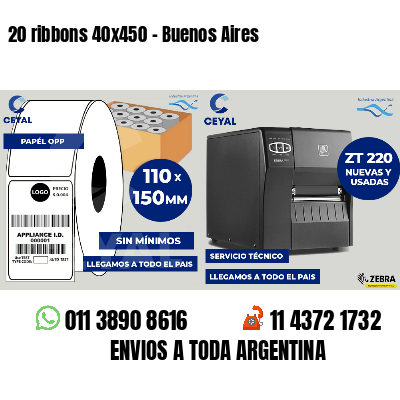 20 ribbons 40x450 - Buenos Aires