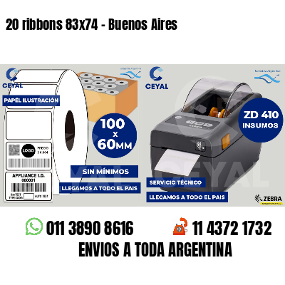 20 ribbons 83x74 - Buenos Aires