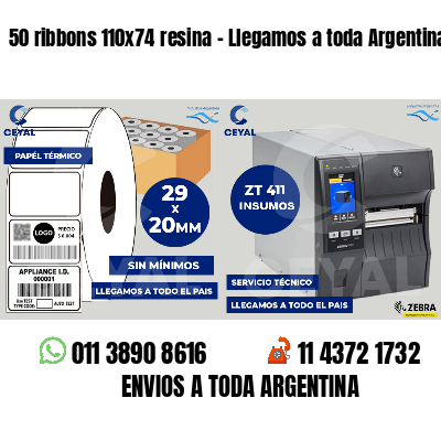 50 ribbons 110x74 resina - Llegamos a toda Argentina