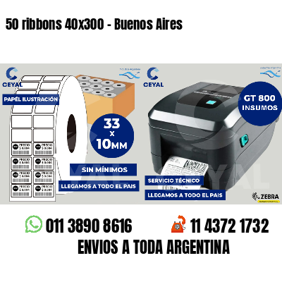 50 ribbons 40x300 - Buenos Aires