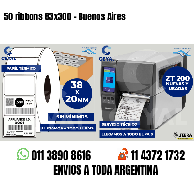 50 ribbons 83x300 - Buenos Aires