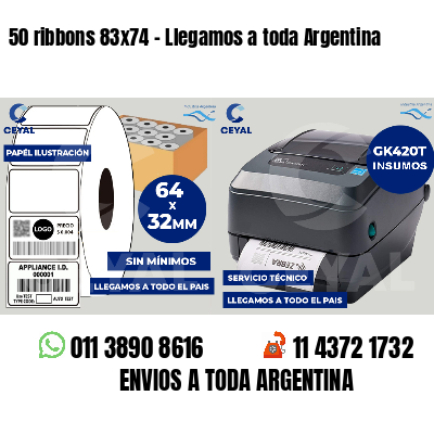 50 ribbons 83x74 - Llegamos a toda Argentina