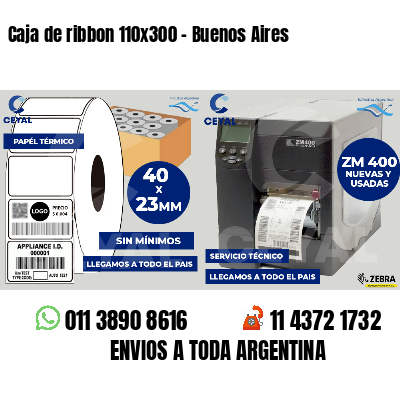 Caja de ribbon 110x300 - Buenos Aires