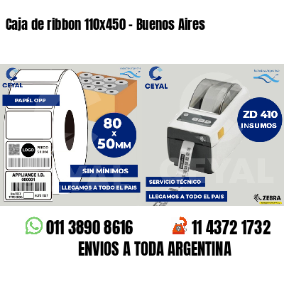 Caja de ribbon 110x450 - Buenos Aires