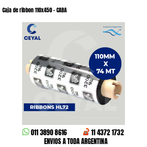 Caja de ribbon 110×450 – CABA