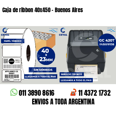 Caja de ribbon 40x450 - Buenos Aires