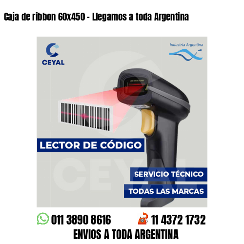 Caja de ribbon 60x450 - Llegamos a toda Argentina