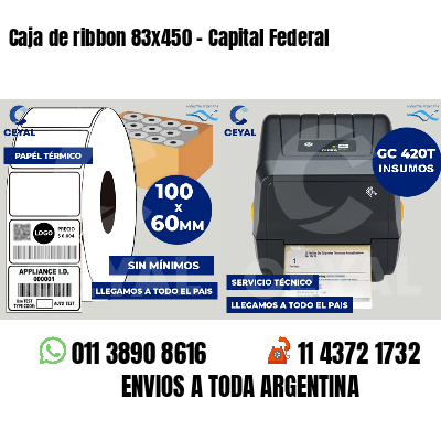 Caja de ribbon 83x450 - Capital Federal