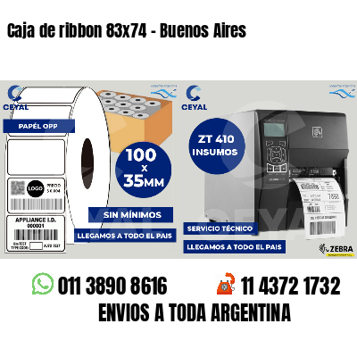 Caja de ribbon 83x74 - Buenos Aires