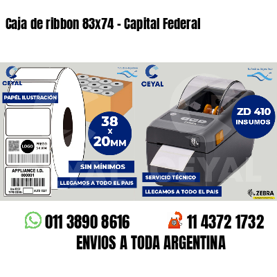 Caja de ribbon 83x74 - Capital Federal