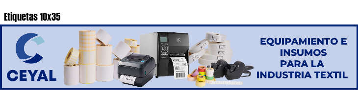 Etiquetas 10x35