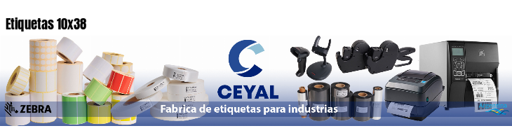 Etiquetas 10x38