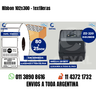 Ribbon 102x300 - textileras