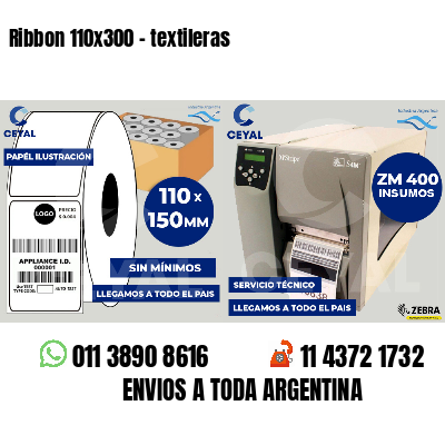 Ribbon 110x300 - textileras