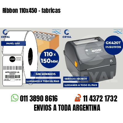 Ribbon 110x450 - fabricas