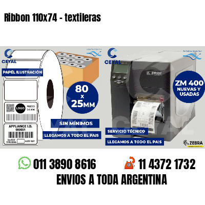 Ribbon 110x74 - textileras