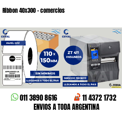 Ribbon 40x300 - comercios
