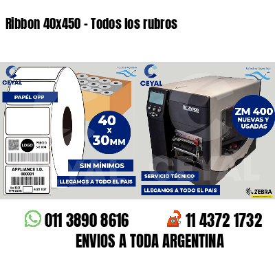 Ribbon 40x450 - Todos los rubros