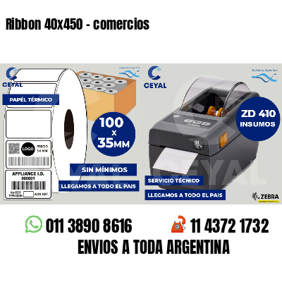 Ribbon 40x450 - comercios