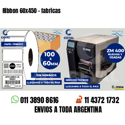 Ribbon 60x450 - fabricas