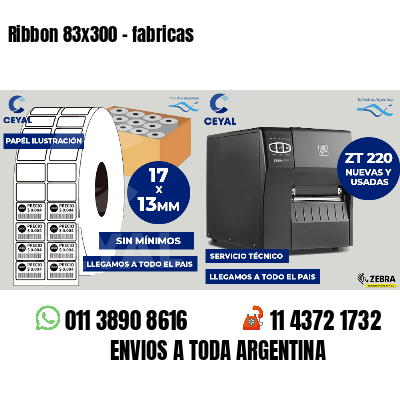 Ribbon 83x300 - fabricas