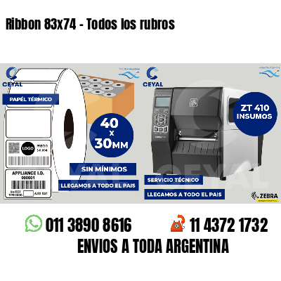 Ribbon 83x74 - Todos los rubros