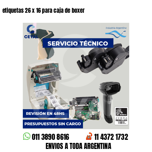 etiquetas 26 x 16 para caja de boxer 