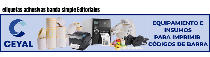 etiquetas adhesivas banda simple Editoriales