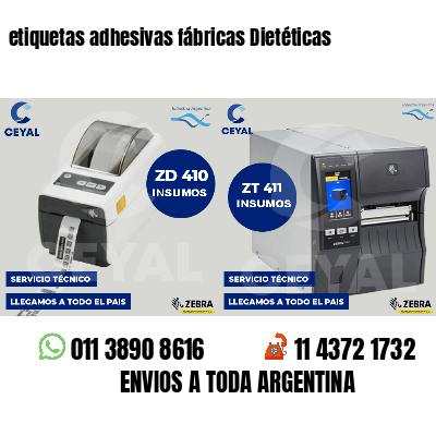 etiquetas adhesivas fábricas Dietéticas