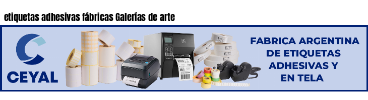 etiquetas adhesivas fábricas Galerías de arte