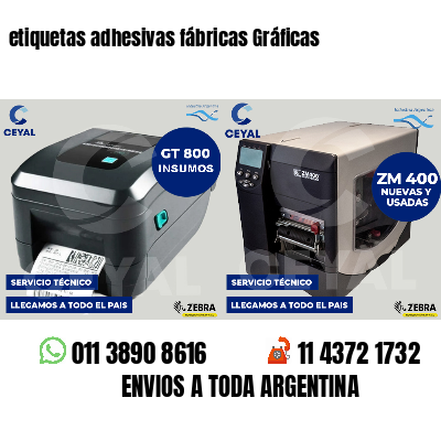 etiquetas adhesivas fábricas Gráficas
