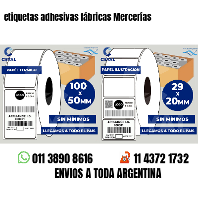 etiquetas adhesivas fábricas Mercerías