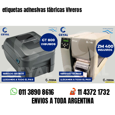 etiquetas adhesivas fábricas Viveros