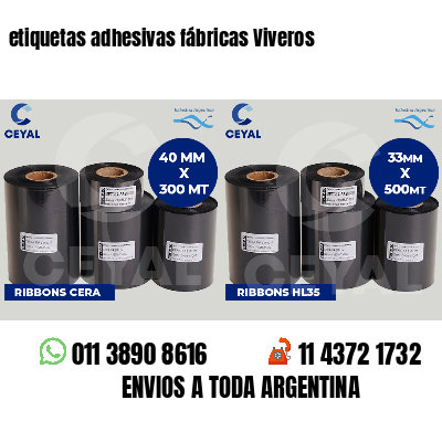 etiquetas adhesivas fábricas Viveros