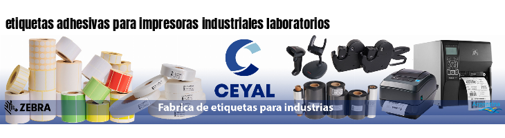 etiquetas adhesivas para impresoras industriales laboratorios