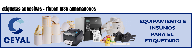 etiquetas adhesivas   ribbon hl35 almohadones