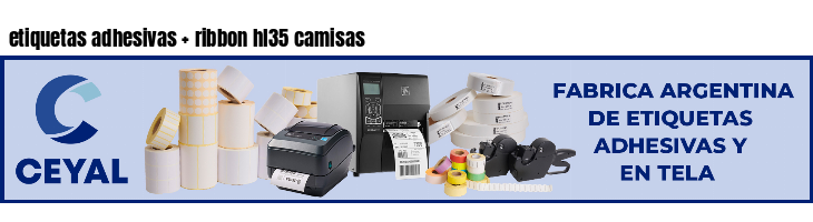 etiquetas adhesivas   ribbon hl35 camisas
