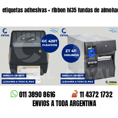 etiquetas adhesivas   ribbon hl35 fundas de almohadas