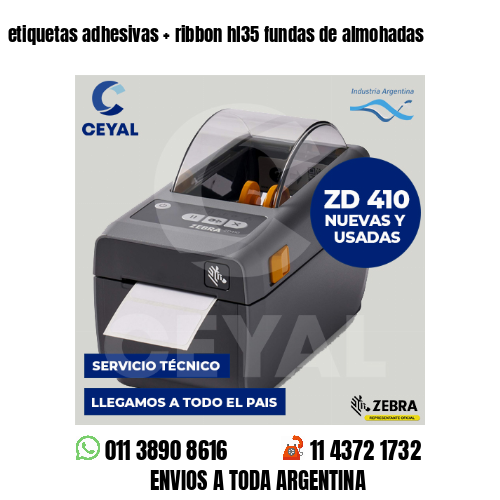 etiquetas adhesivas   ribbon hl35 fundas de almohadas