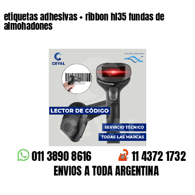 etiquetas adhesivas   ribbon hl35 fundas de almohadones